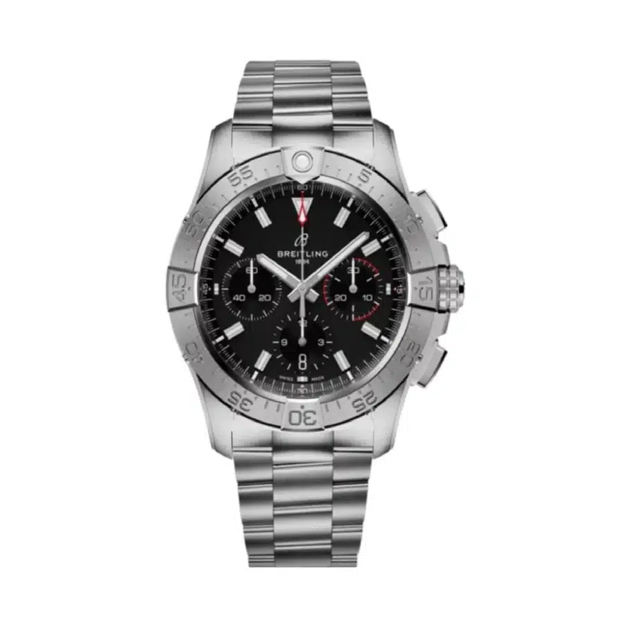 Breitling Avenger B01 Chronogragh 42mm AB0146101B1A1 Stainless Steel Watch Black Dial 2024