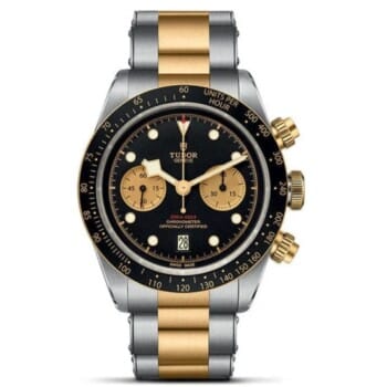 Tudor Black Bay Chrono 41mm M79363N-0001 Stainless Steel & Yellow Gold Watch Black Dial