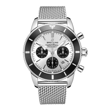 Breitling Superocean B01 Chronograph Silver Dial 44mm AB0162121G1A1 Stainless Steel
