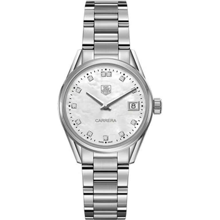 Tag Heuer Carrera Quartz Ladies Watch Diamond Dial 32mm Steel Case 2024