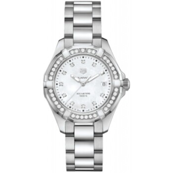 Tag Heuer Aquaracer Quartz Ladies 35mm Ladies Watch WBD131C.BA0748 MOP Diamond Dial 2024