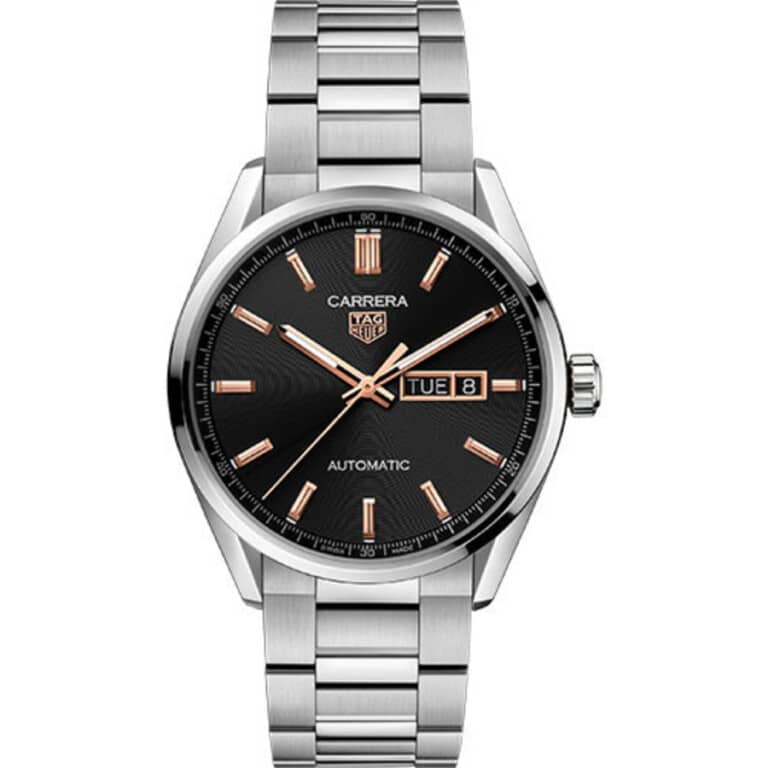 Tag Heuer WBN2013.BA0640 Carrera Automatic Watch 41 mm Steel Case Black Dial