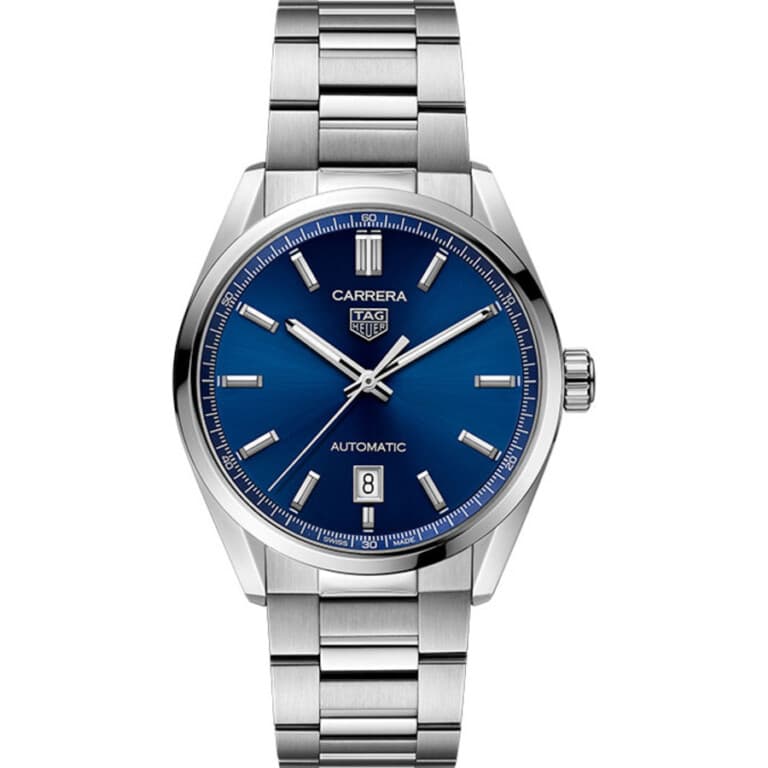 Tag Heuer Carrera Caliber 5 Automatic Blue Index Dial WBN2112.BA0639 Steel Bracelet 2024