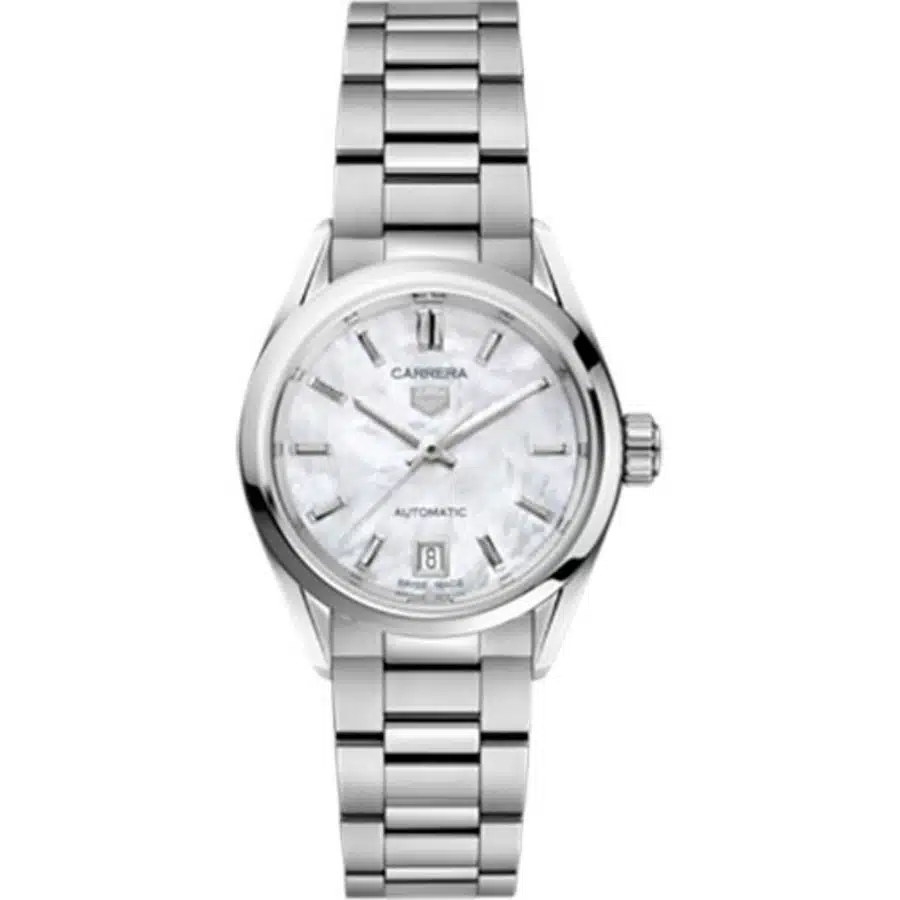 Tag Heuer Carrera WBN2410.BA0621 29mm Stainless Steel With White MOP Index Dial 2024