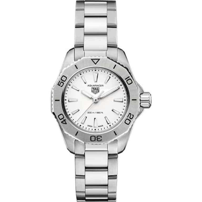 Tag Heuer Aquaracer Professional 200 WBP1411.BA0622 30mm Stainless Steel Watch White Dial
