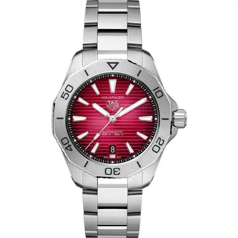 Tag Heuer Aquaracer Professional 200 WBP2114.BA0627 40mm Red Dial Stainless Steel
