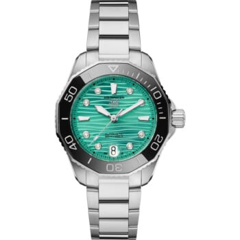 Tag Heuer Aquaracer Professional 300 WBP231K.BA0618 36mm Stainless Steel With Green Diamond Dial