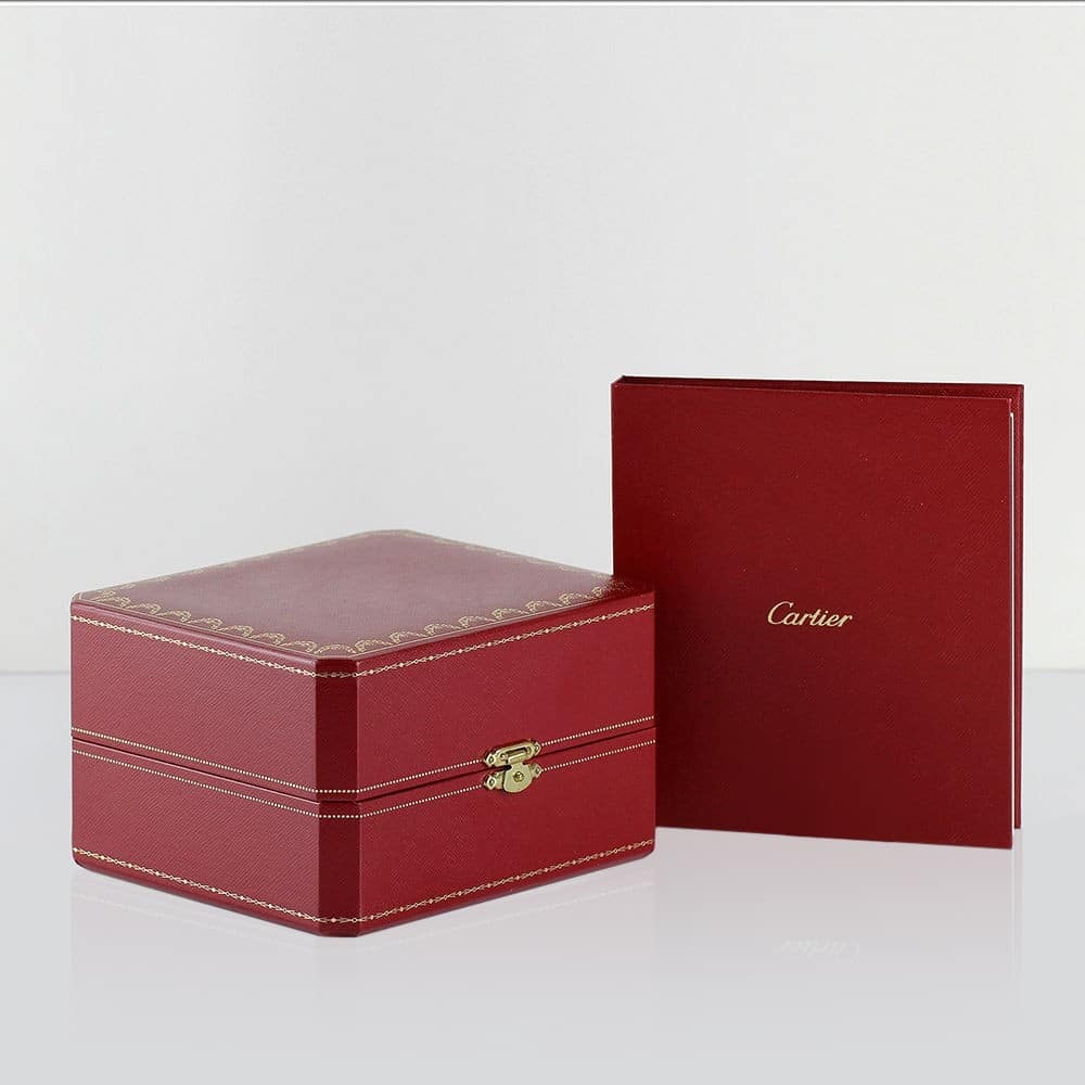 Cartier Ballon Bleu 36mm Steel 18K Yellow Gold Silver Dial Two Tone Unisex Watch Custom Diamond Bezel W6920047