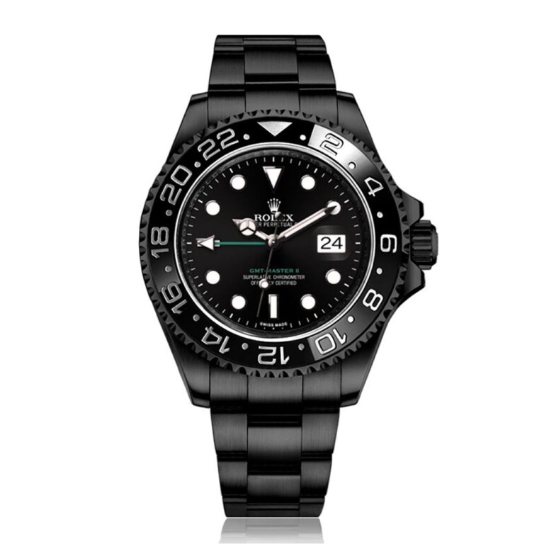 Rolex GMT-Master II Black PVD/DLC Coated Stainless Steel Watch 116710