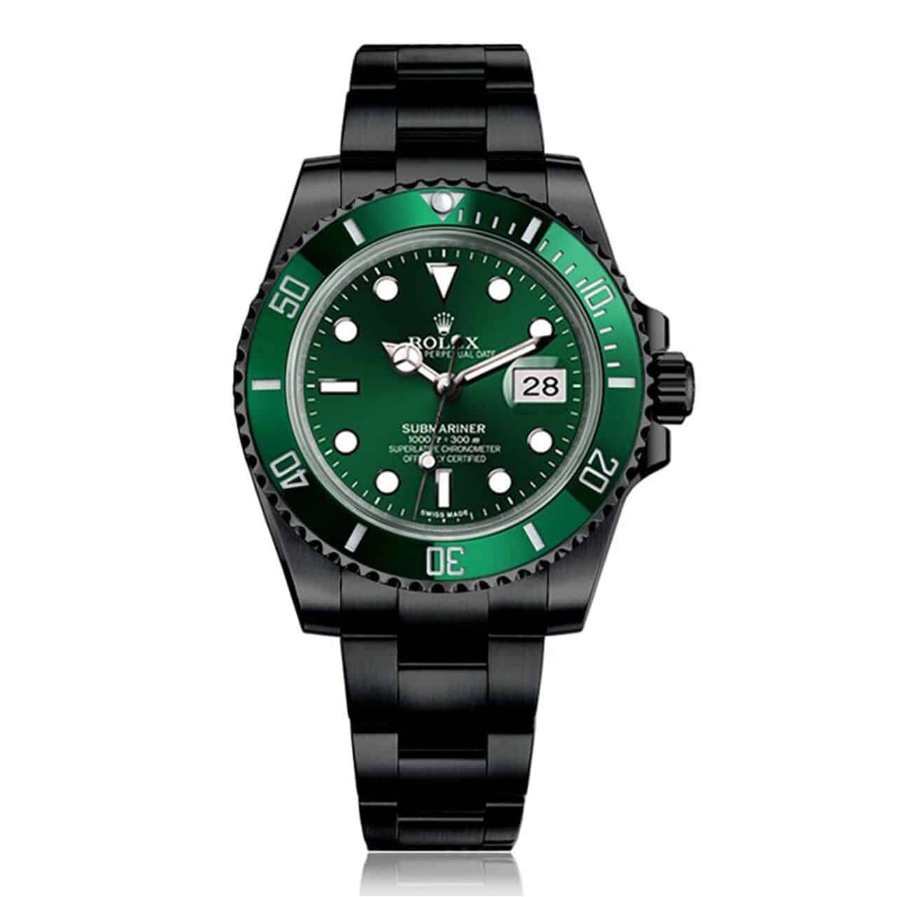 Rolex Submariner Date Black PVD/DLC Coated Stainless Steel Watch 116610LV
