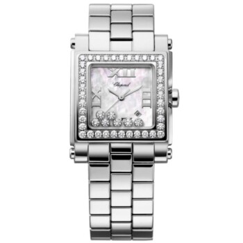 Chopard Happy Sport Square 278505/2001 Stainless Steel Watch MOP Dial 2024