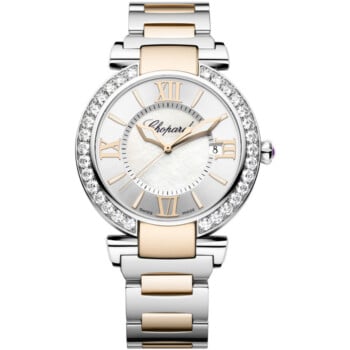 Chopard Imperiale 388531-6004 Stainless Steel & Rose Gold Watch Silver Dial