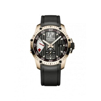 Chopard Superfast 161291-5001 Brlack Dial 45mm Superfast Power Control 18kt Rose Gold with Black Rubber Watch 2024