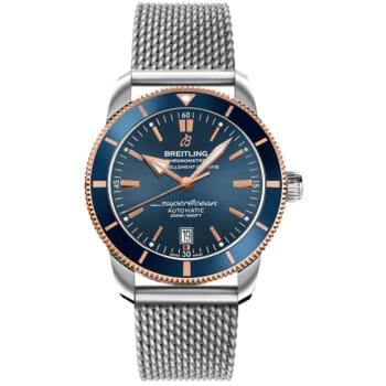 Breitling Superocean Heritage B20 Automatic 42 UB2010161C1A1 Stainless Steel & Rose Gold Watch Blue Dial 2024
