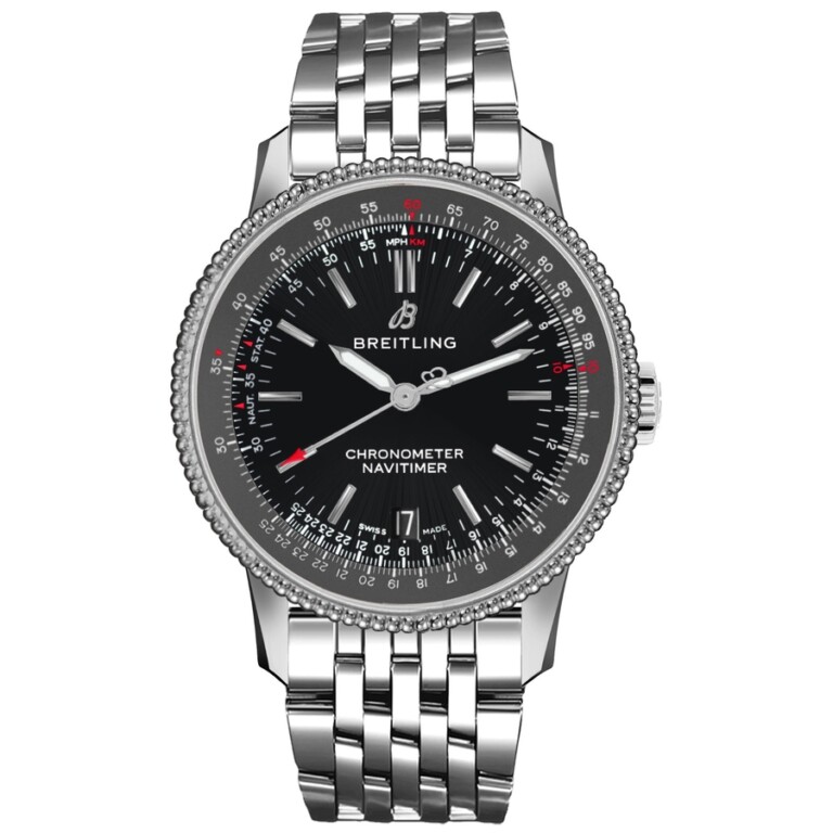 Breitling Navitimer Black Dial A17325241B1A1 Stainless Steel Watch 2024