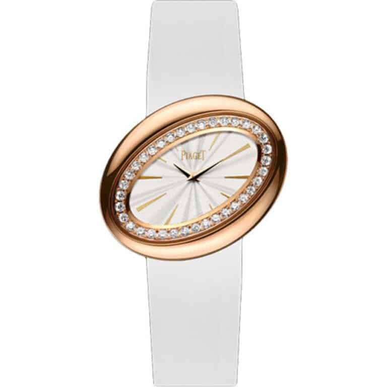Piaget Limelight White G0A32096 Rose Gold with White Satin Watch