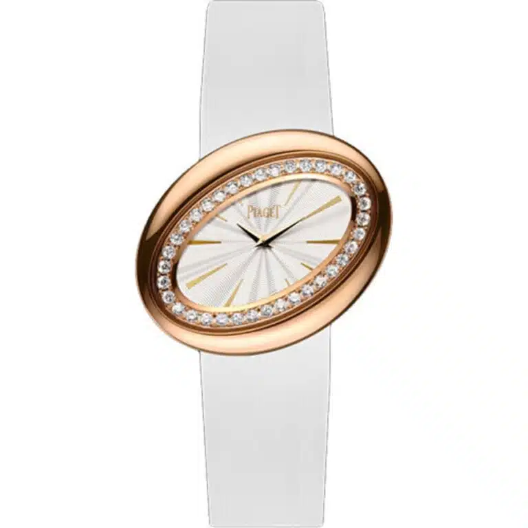 Piaget Limelight White G0A32096 Rose Gold with White Satin Watch