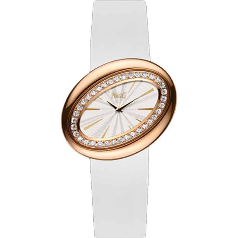 Piaget Limelight White G0A32096 Rose Gold with White Satin Watch