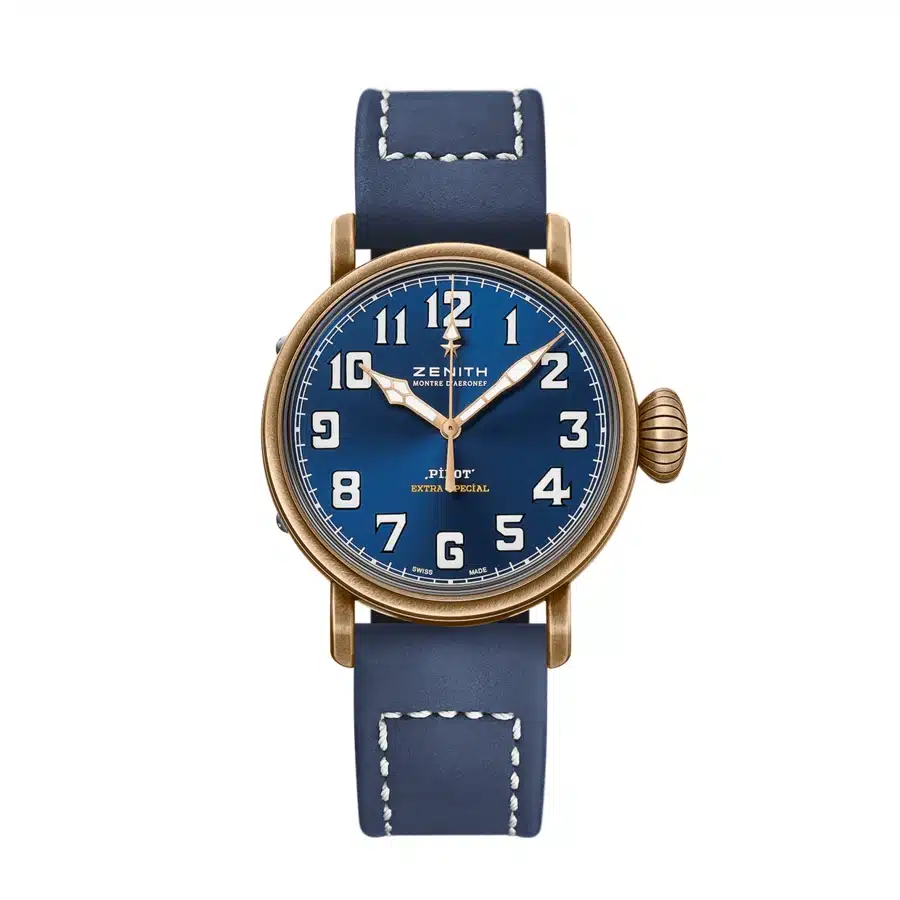 Zenith Pilot Type 20 Extra Special 29.2430.679/57.C808 Bronze With Blue Leather Watch 2024