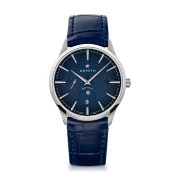Zenith Elite Moonphase Romeo Y Julieta 03.3101.692/02.C922 Stainless Steel with Blue Alligator Leather Watch 2024