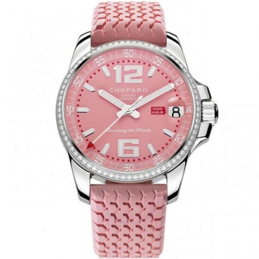 Chopard Mille Miglia 178997-3001 Stainless Steel with Pink Rubber and Pink Dial Watch 2024