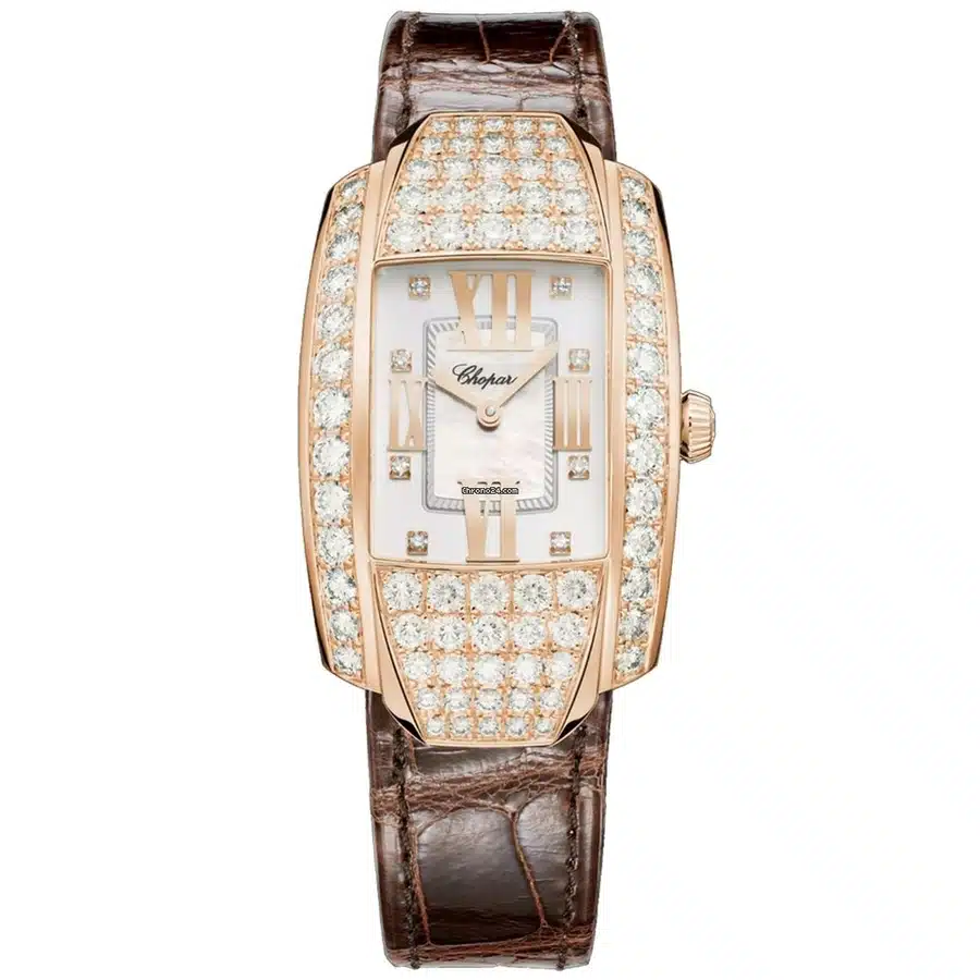Chopard La Strada 419403-5004 Rose Gold With Brown Leather Watch 2024