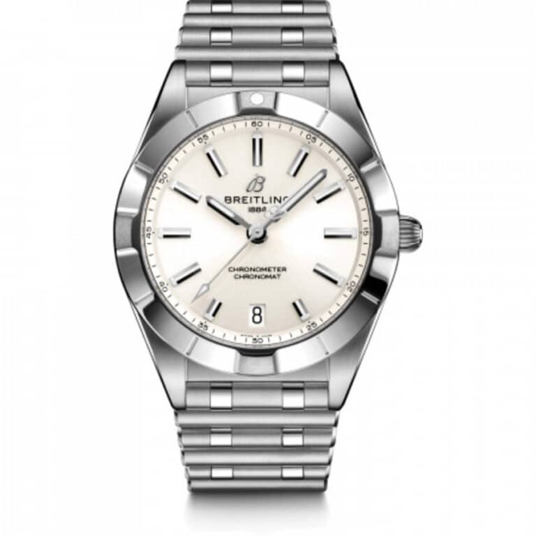 Breitling Chronomat Quartz 32mm White Dial A77310101A2A1 Stainless Steel Watch 2024