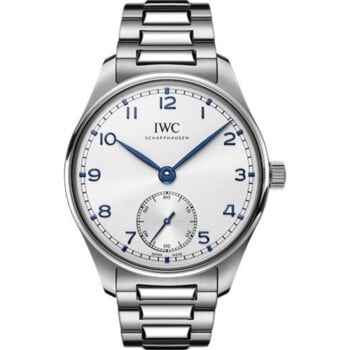 IWC Portugieser IW358312 Stainless Steel Watch Silver Dial