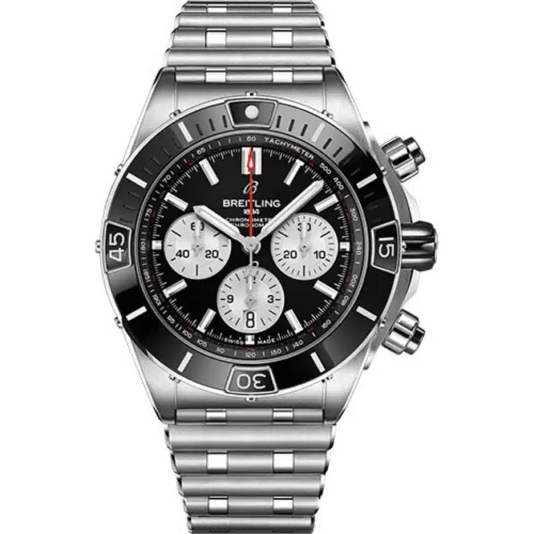 Breitling Super Chronomat AB0136251B1A1 Stainless Steel Watch Black Dial