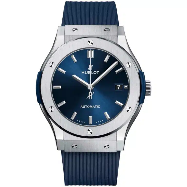 Hublot Classic FusionTitanium Blue Rubber 511.NX.7170.RX Blue Dial
