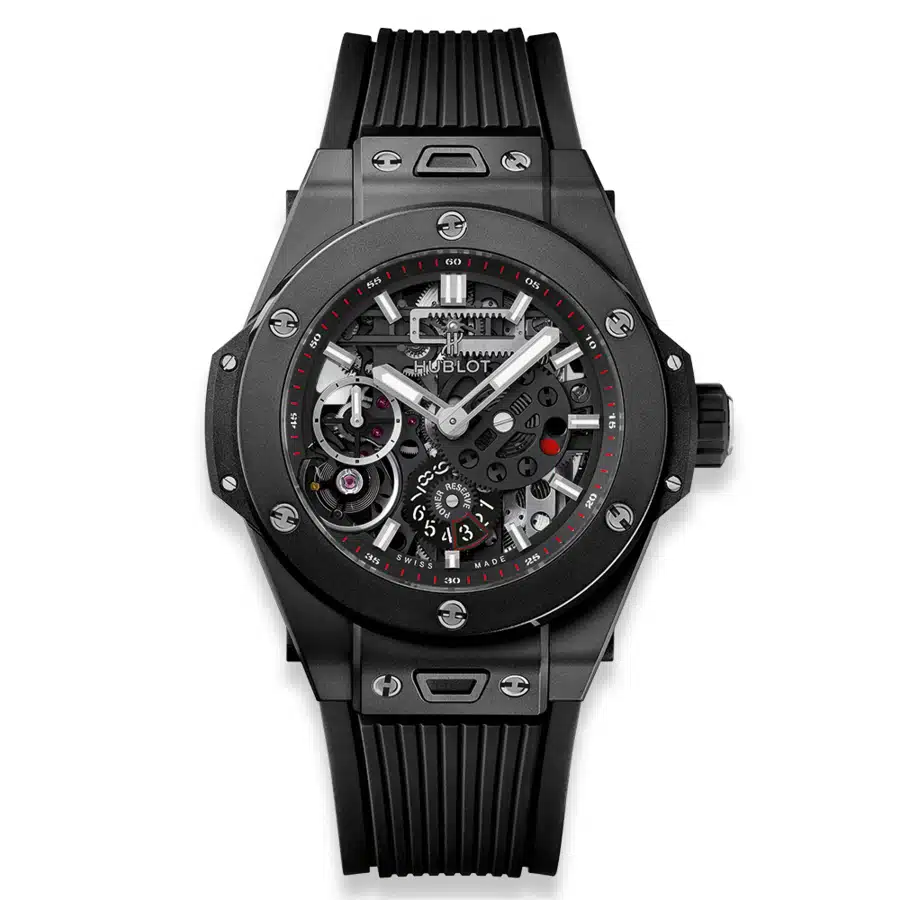 Hublot Big Bang Meca-10 414.CI.1123.RX Black Ceramic with Black Rubber Watch