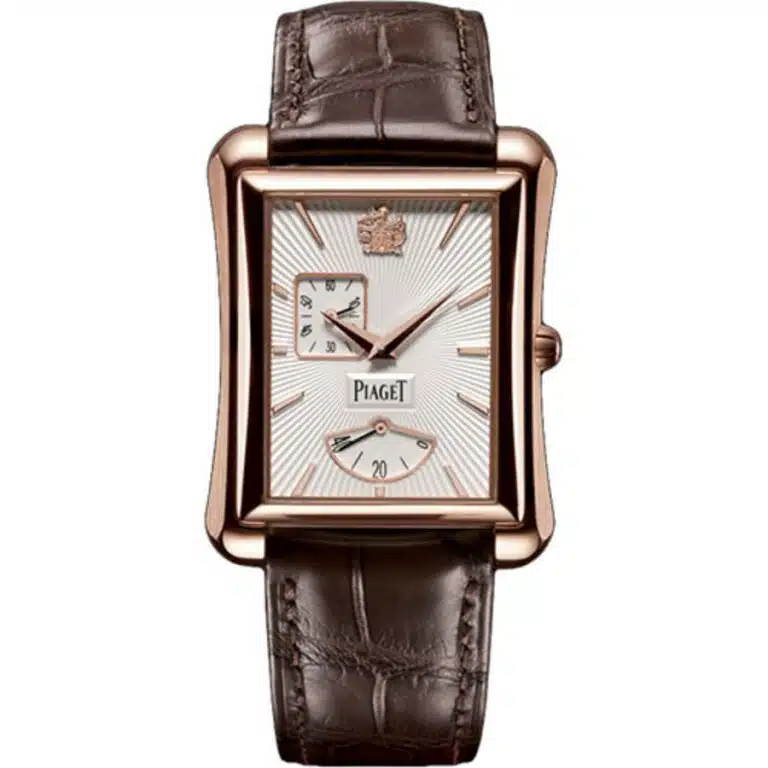 Piaget Emperador G0A33070 Rose Gold with Brown Alligator Leather Watch