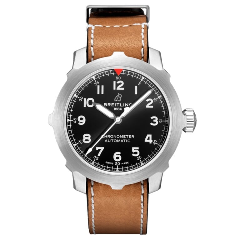 Breitling Navitimer AB2040101B1X1 Stainless Steel With Brown Calfskin Leather Strap