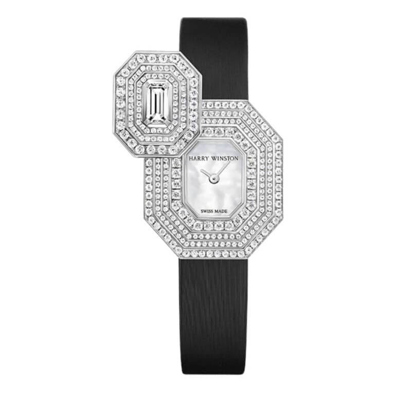 Harry Winston Emerald Signature White Gold Diamonds Watch HJTQHM24WW005