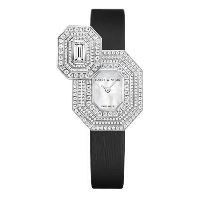 Harry Winston Emerald Signature White Gold Diamonds Watch HJTQHM24WW005