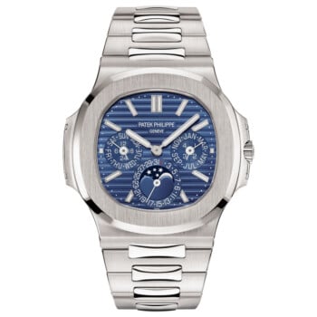 Patek Philippe Nautilus 5740/1G-001 White Gold Watch Blue Dial