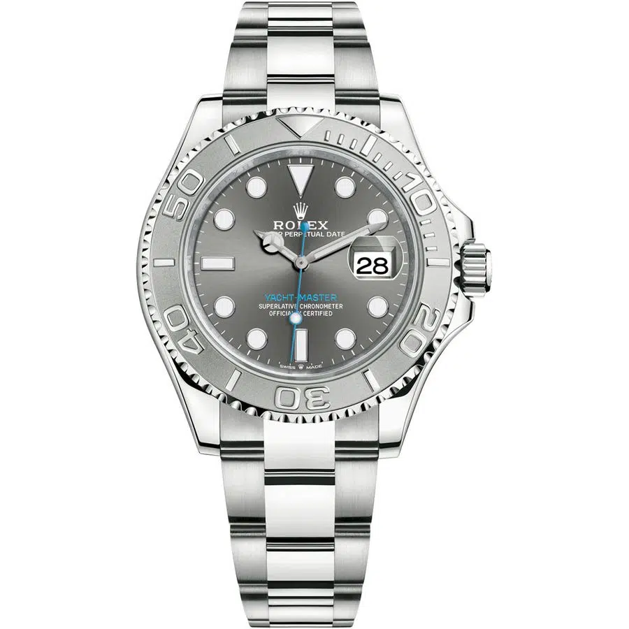 Rolex Yacht-Master 40mm Oyster 126622 Men's Watch Stainless Steel & Platinum Slate Grey Dial 2021