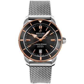Breitling Superocean Heritage II UB2010121B1A1 Stainless Steel & Rose Gold Watch Black Dial