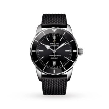 Breitling Superocean Héritage II AB2020121B1S1 Stainless Steel With Black Rubber Band Black Dial