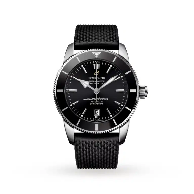 Breitling Superocean Héritage II AB2020121B1S1 Stainless Steel With Black Rubber Band Black Dial