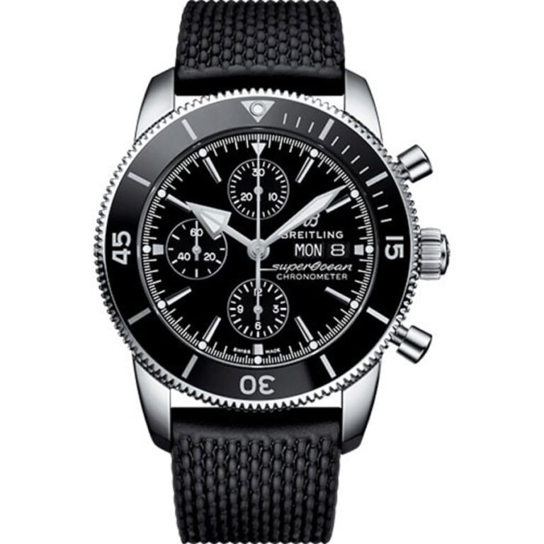 Breitling Superocean Heritage II Chronograph A13313121B1S1 Stainless Steel With Black Rubber Watch 2024