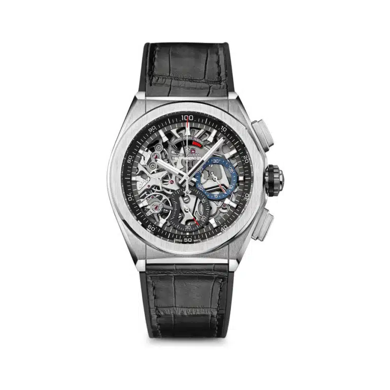 ZENITH Defy El Primero 21 Chronograph 95.9000.9004/78.R582 Titanium with Black Leather & Rubber Watch 2024