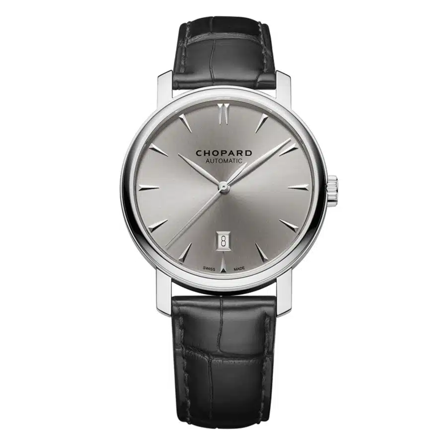 Chopard Classic 161278-1004 White Gold with Black Leather Watch