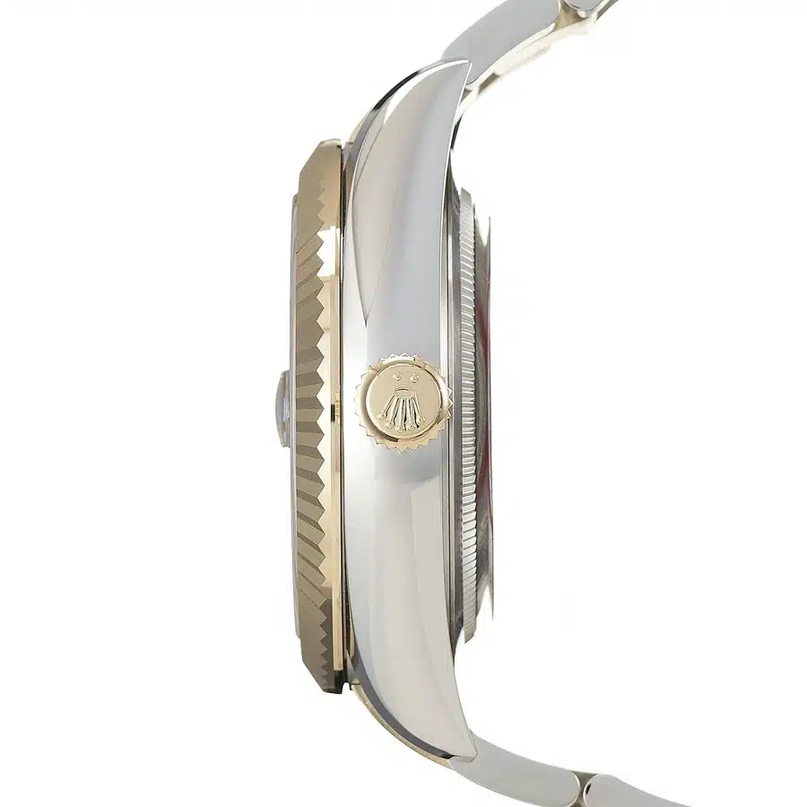 Rolex Sky-Dweller 326933-0005 steel and yellow gold watch, dial detail