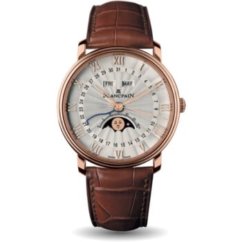 Blancpain Villeret 6664-3642-55B Rose Gold with Brown Leather Watch 2024