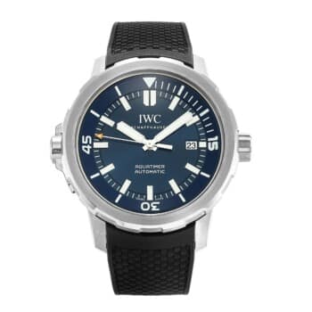 IWC Aquatimer Automatic IW329005 Stainless Steel with Black Rubber Watch 2024