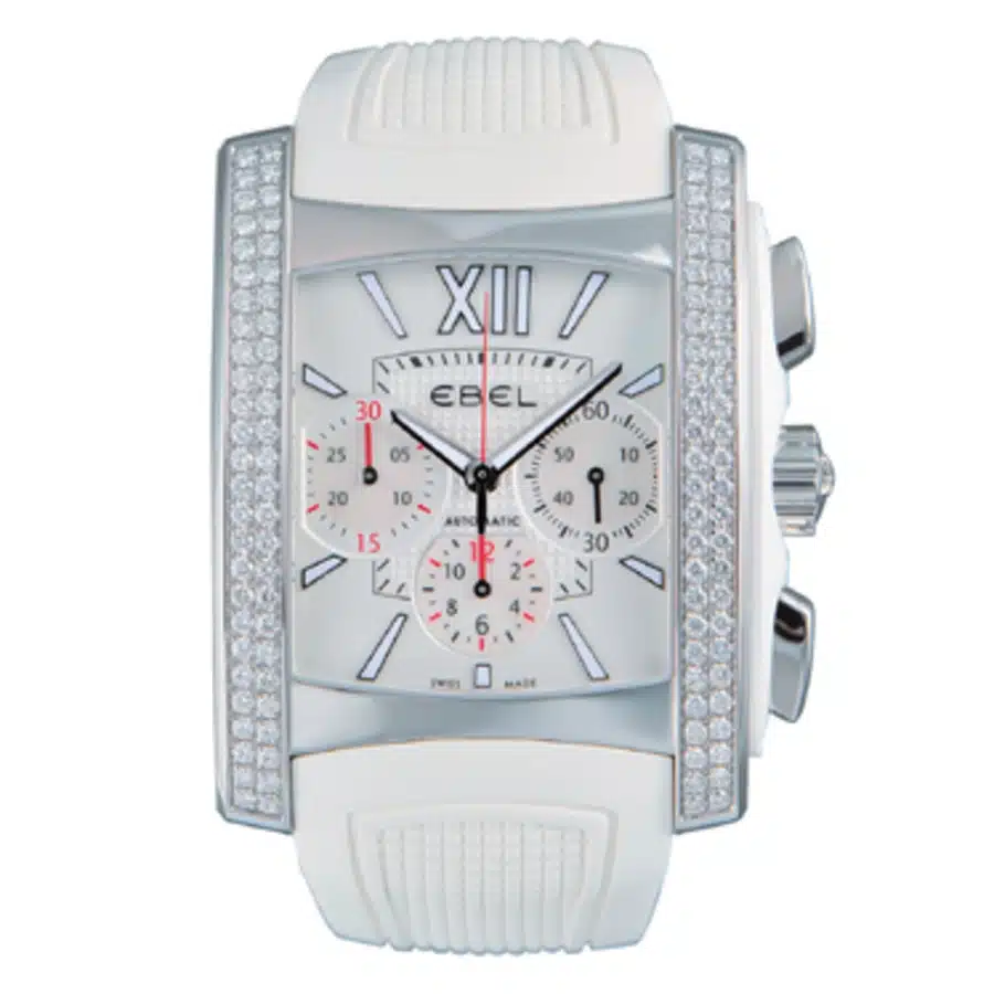 Ebel Brasilia White 1215785 Stainless Steel With White Rubber Watch