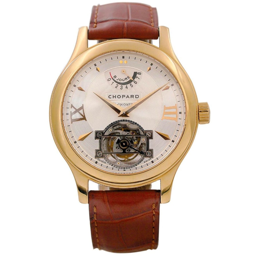 Chopard L.U.C. Tourbillon 161869/5001 Yellow Gold with Brown Leather Watch 2024