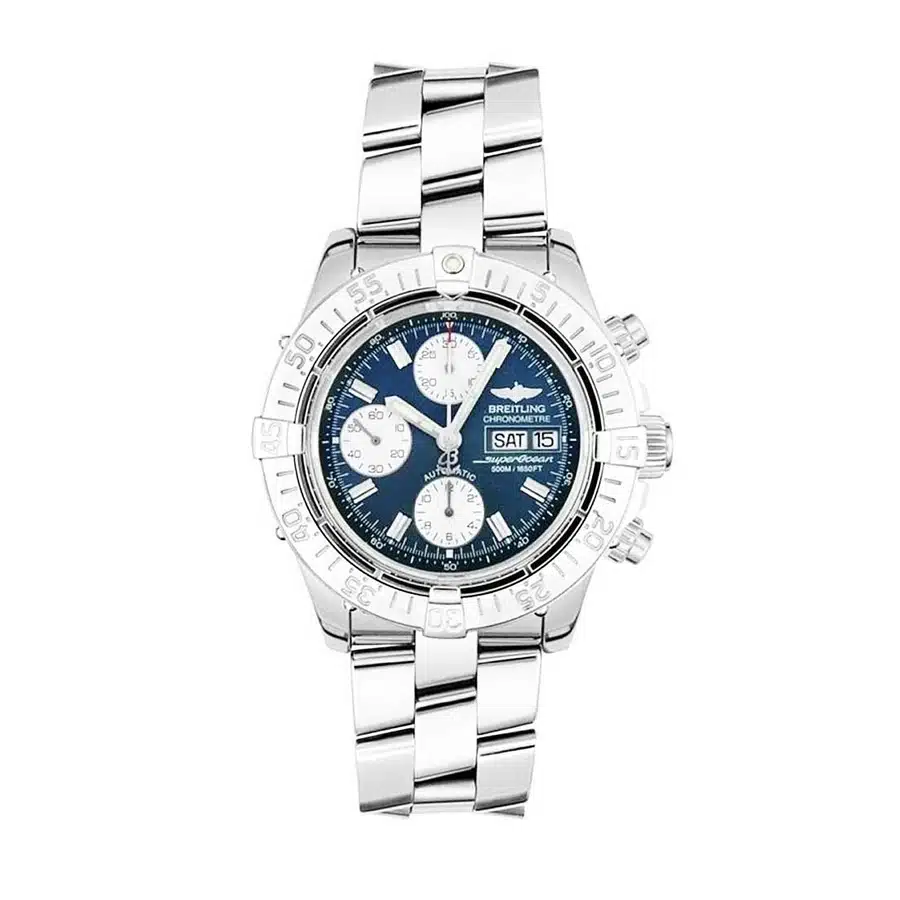 Breitling Superocean Chronograph II Blue Dial Stainless Steel Watch A13340