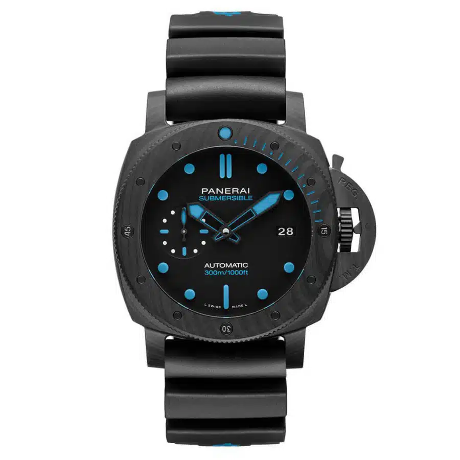 Panerai Luminor Submersible Black Carbotech with Black Rubber Watch PAM00960 2024